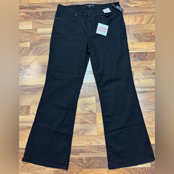 Celebrity Pink Denim - Celebrity Pink Black Flare Jeans Women’s 15/32 Stretch Denim Mid Rise